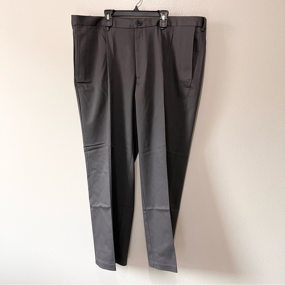 HAGAR- NWT Men's Dark Grey Dress Pants Size 42X29